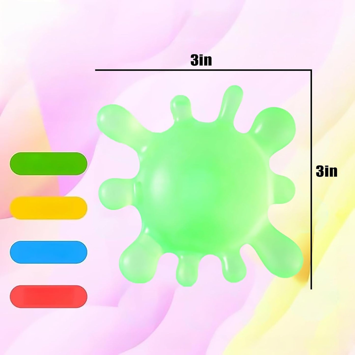 Virus Stress Balls, TPR Squeeze Stress Relief Fidget Toys, Sensory Anxiety Relief Squishies for Adults, Calming Fidget Toys for Autism, Office Stress Relief Toys