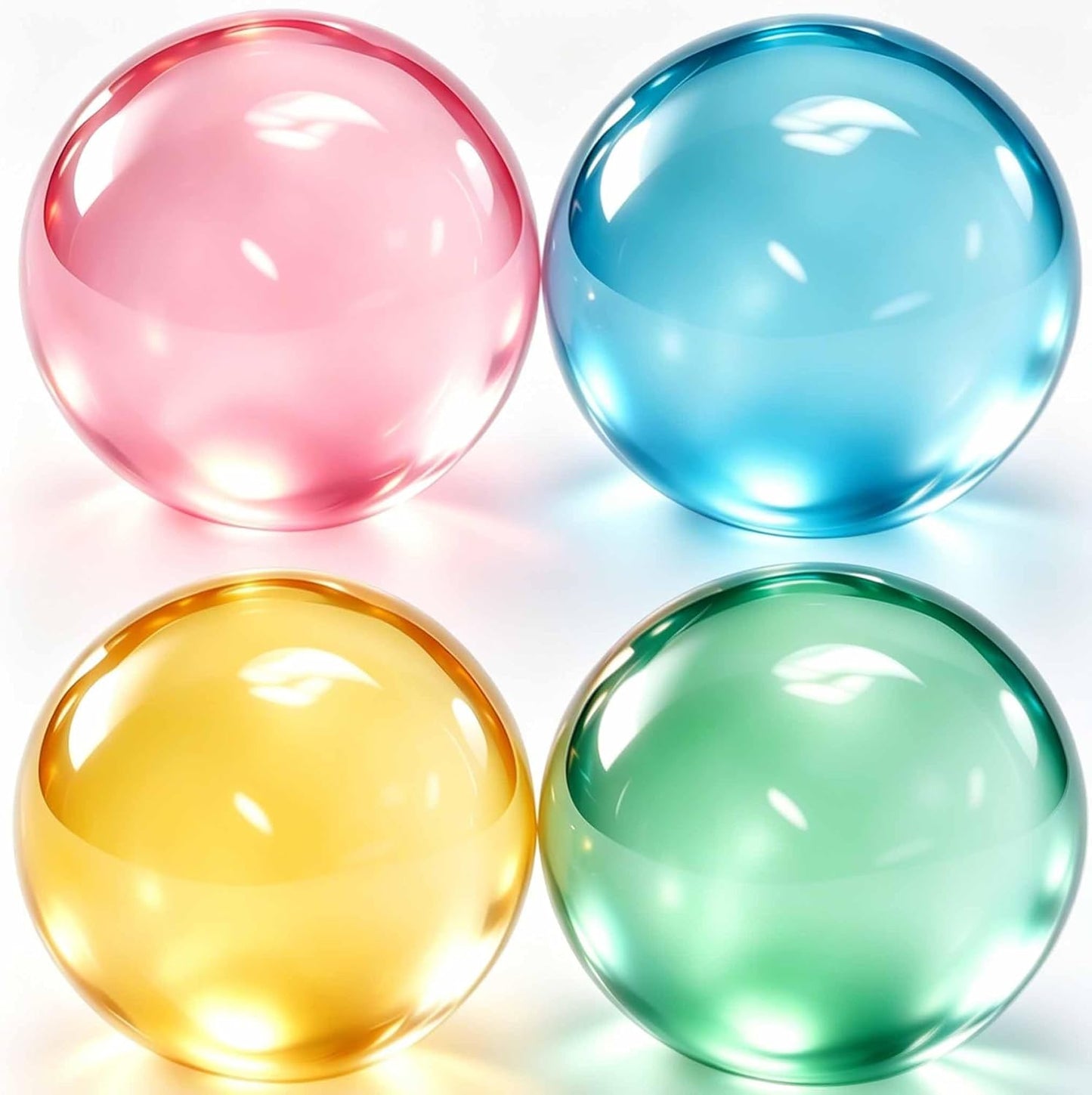 2026 New Coconut Oil Stress Ball, Dumpling Squishy Coconut Squeeze Stress Shapeable Ball, Non-Sticky Slow Rising Squeeze Balls, Portable Desk Squishies for Relaxation and Focus (Blue + Pink)