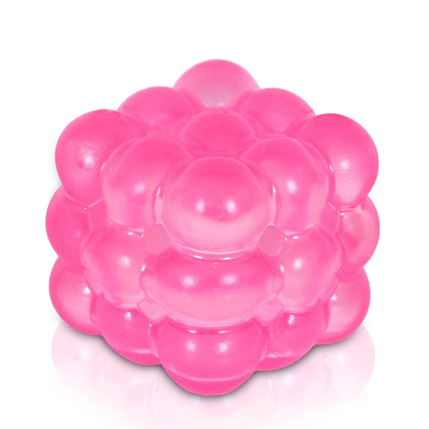 Squishy Cube Stress Toy – 1.77 in / 4.5 cm Smooth Squeeze Cube Fidget Toy for Kids & Adults, Sensory Stress Relief Toy for Focus, Soft Handheld Desk Fidget (Purple)