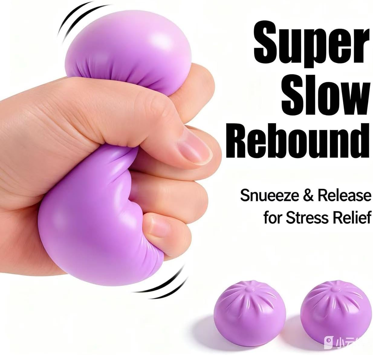 6 Pack Surprise Box, 6 Color Squeeze Fidget Toys, Soft TPR Stress Relief Squishies, Prizes Birthday Party Favors for Adults