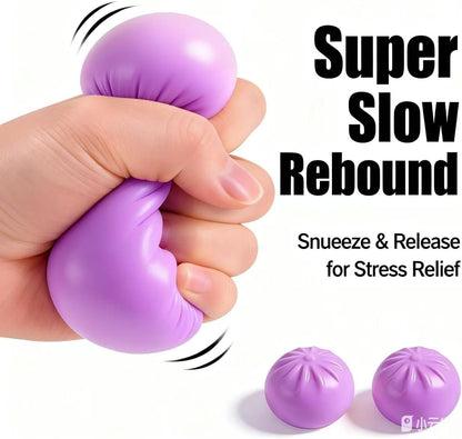6 Pack Surprise Box, 6 Color Squeeze Fidget Toys, Soft TPR Stress Relief Squishies, Prizes Birthday Party Favors for Adults