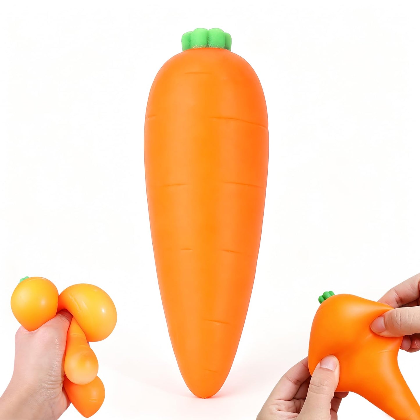 Cucumber Squeeze Toys, 11in Big Slow Rising Stress Ball Squeeze Toy, Stress and Anxiety, Party Favor, Desktop Decoration