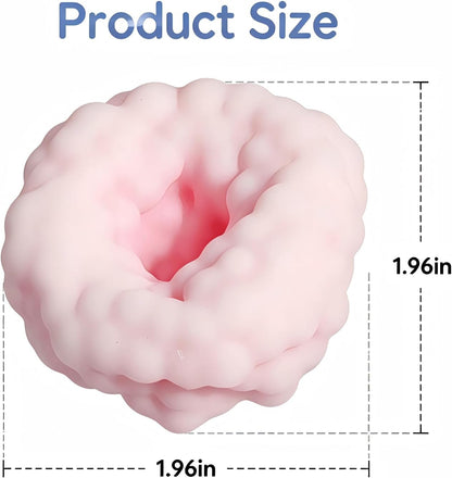 2Pcs Crunchy Noisy Squishies Stress Balls, Ice Skin Crunchy Squishies Balls Fidget Toys, Adults Relieve Anxiety Squeeze Toys, Suitable for Halloween, Christmas, Party Supplies Stress Balls (2)