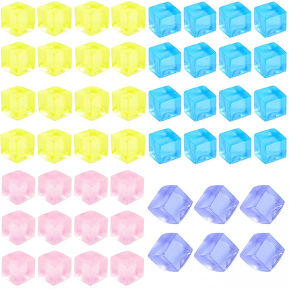 24Pcs Stress Balls Fidget Toys Adults, Ice Cube Squeeze Toys - Square Squeeze Ball Sensory Toys, Squeeze Toys - Small, Stress Balls for Adults, Easter, Christmas, Party Favors, Stocking Stuffers