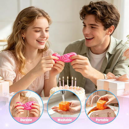 Swirl Cube Squishy, 2.2in Fidget Toys Squishy Stress Cube Slow Rising for Adults Kids, Anxiety Relief, Small Squishy Toys for Classroom Prizes, Birthday Gifts, Party Favors (Blue)