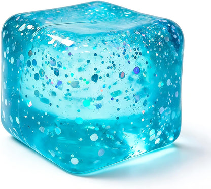 Stress Balls Fidget Toys, Stress Cube Slow Rising, Square Shape Squeeze Toys for Adults, Classroom Prizes, Christmas, Party Favors, Stocking Stuffers