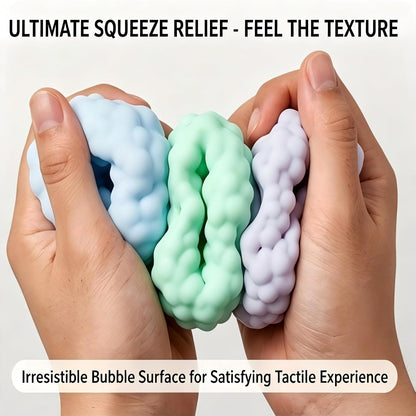 2Pcs Crunchy Noisy Squishies Stress Balls, Ice Skin Crunchy Squishies Balls Fidget Toys, Adults Relieve Anxiety Squeeze Toys, Suitable for Halloween, Christmas, Party Supplies Stress Balls (2)