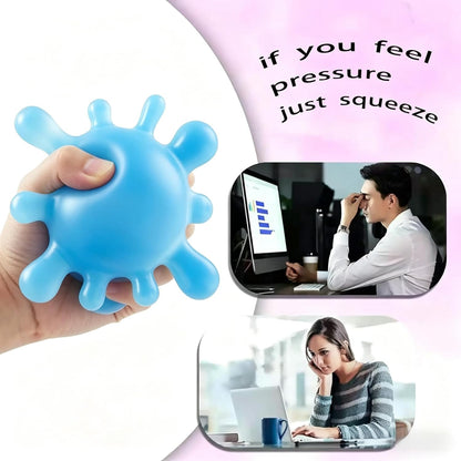 Virus Stress Balls, TPR Squeeze Stress Relief Fidget Toys, Sensory Anxiety Relief Squishies for Adults, Calming Fidget Toys for Autism, Office Stress Relief Toys