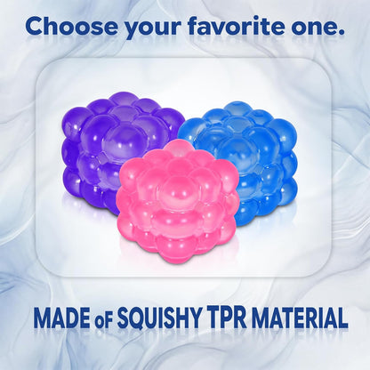 Squishy Cube Stress Toy – 1.77 in / 4.5 cm Smooth Squeeze Cube Fidget Toy for Kids & Adults, Sensory Stress Relief Toy for Focus, Soft Handheld Desk Fidget (Purple)