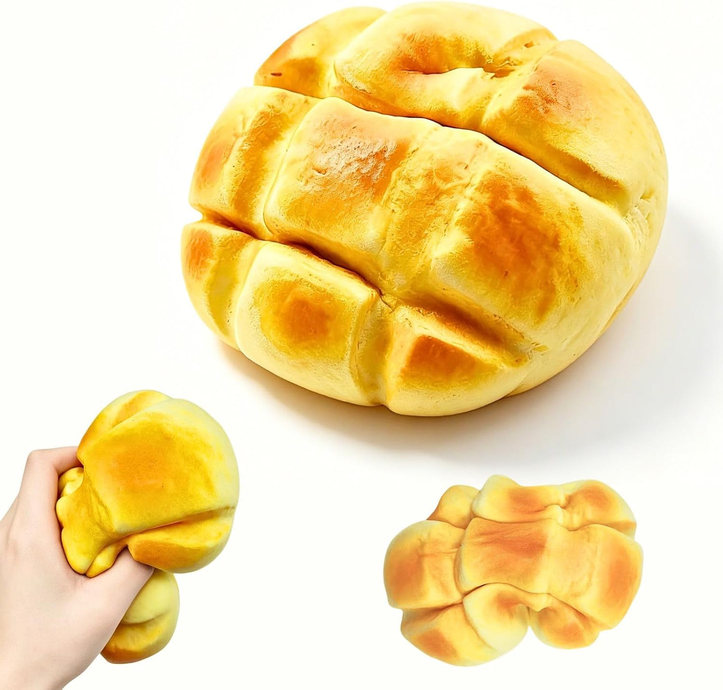 Bread Squeeze Fidget Toy, Slow Rising Big Bread Stress Balls for Adults, Office Desk Toy Birthday Party
