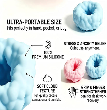 2Pcs Crunchy Noisy Squishies Stress Balls, Ice Skin Crunchy Squishies Balls Fidget Toys, Adults Relieve Anxiety Squeeze Toys, Suitable for Halloween, Christmas, Party Supplies Stress Balls (2)