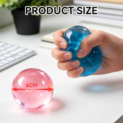 4Pcs Handmade Coconut Oil Squishy Ball Stress Relief Toy, Ultra Soft Non‑Sticky Odorless Squeeze Ball, Reusable Slow Rising Squishy, Sensory Fidget Toy for Teenages Adults Office School