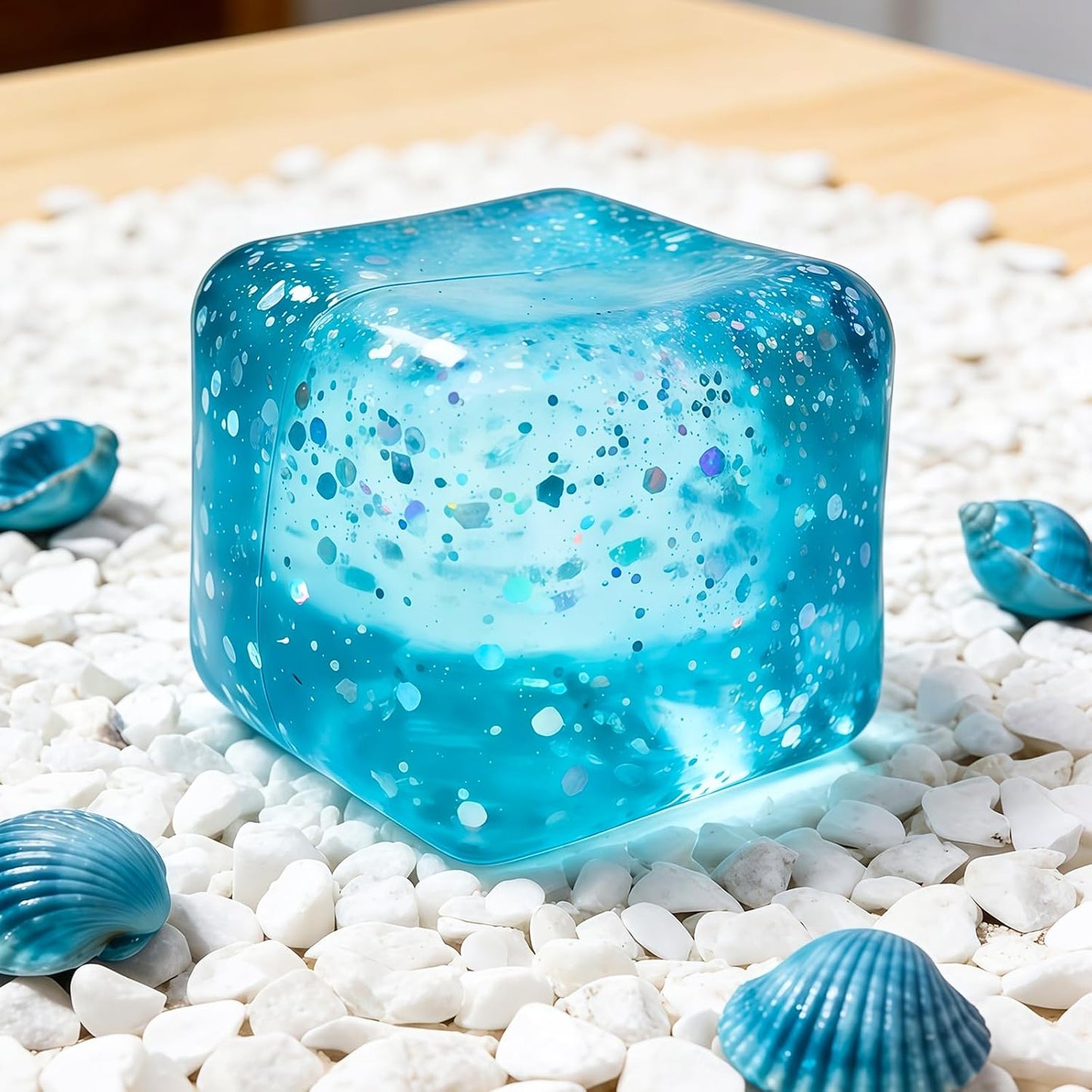 Stress Balls Fidget Toys, Stress Cube Slow Rising, Square Shape Squeeze Toys for Adults, Classroom Prizes, Christmas, Party Favors, Stocking Stuffers