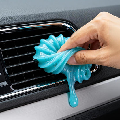 Gytera 2PCS Car Cleaning Gel Car Clean Putty Car Accessories, Universal Car Interior Cleaner, Cleaning Kit Supplies, Auto Detailing Tools Car Accessories, Dust Remover Gifts for Men Women