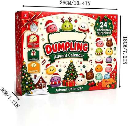 Dumpling Advent Calendar, Christmas Squishy Advent Calendar 2026 Countdown Taba Squishy Toy