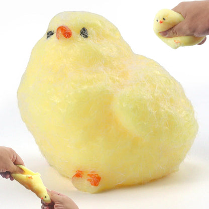 Gytera Handmade Chicken Squishies Soft Fidget Toys Adults, Stress Relief Sensory Toy for Autism, Chicken Squeeze Toys