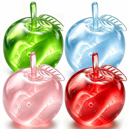 Apple Squishies Fidget Toy, Squishies Apple Giant Fruit Squishies Toys Slow Rising Decompression Squeeze Fidget Stress Ball for Adults Home Office Anxiety Relief & Focus ﻿ (4 Colors)