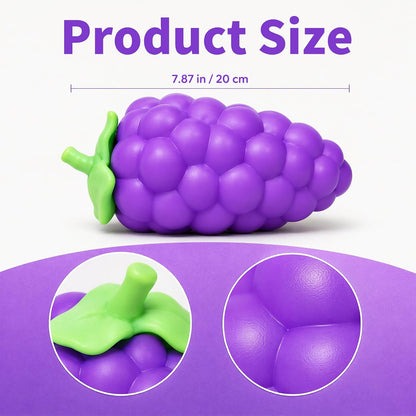 Grapes Squeeze Toys, Big Slow Rising Stress Ball Squeeze Toy, Stress and Anxiety, Party Favor, Desktop Decoration