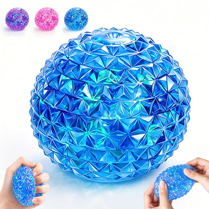Diamond Squishy-2.2 Inch Diamond Squeeze Balls,Super Solid Squeeze Ball，Slow Rising Squishy,Fun Squishies for Stress Relief, Birthday Gifts Party Favors Classroom Prizes for Kids Adults (Pink)