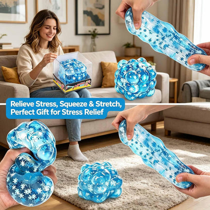 Stress Balls for Adults, Soft Cube Fidget Squeeze Toys, Hand Grip Strength Trainer, Anxiety Relief Sensory Toys for Office, Desk, Square Shape Stress Cube Stress Relief Toys ﻿