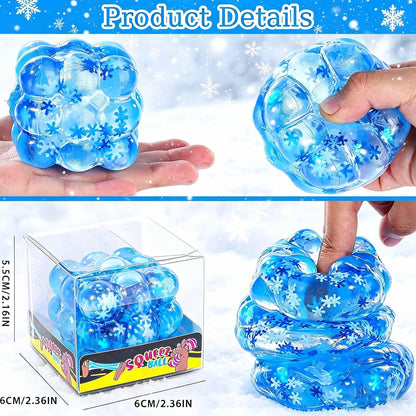 Stress Balls for Adults, Soft Cube Fidget Squeeze Toys, Hand Grip Strength Trainer, Anxiety Relief Sensory Toys for Office, Desk, Square Shape Stress Cube Stress Relief Toys ﻿