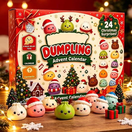 Dumpling Advent Calendar, Christmas Squishy Advent Calendar 2026 Countdown Taba Squishy Toy