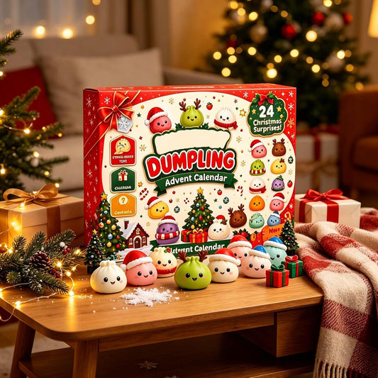 Dumpling Advent Calendar, Christmas Squishy Advent Calendar 2026 Countdown Taba Squishy Toy